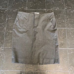 Gray Gap Stretch Pencil Skirt with Pockets Size 0